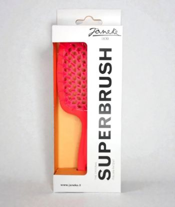  Зображення Janeke Superbrush the original гребінець продувна, щітка для волосся коралового кольору 